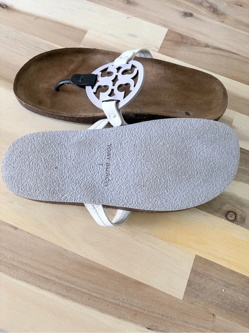Tory Burch Miller Cloud Sandal Spring Lavender/Perfect Black/New Ivory